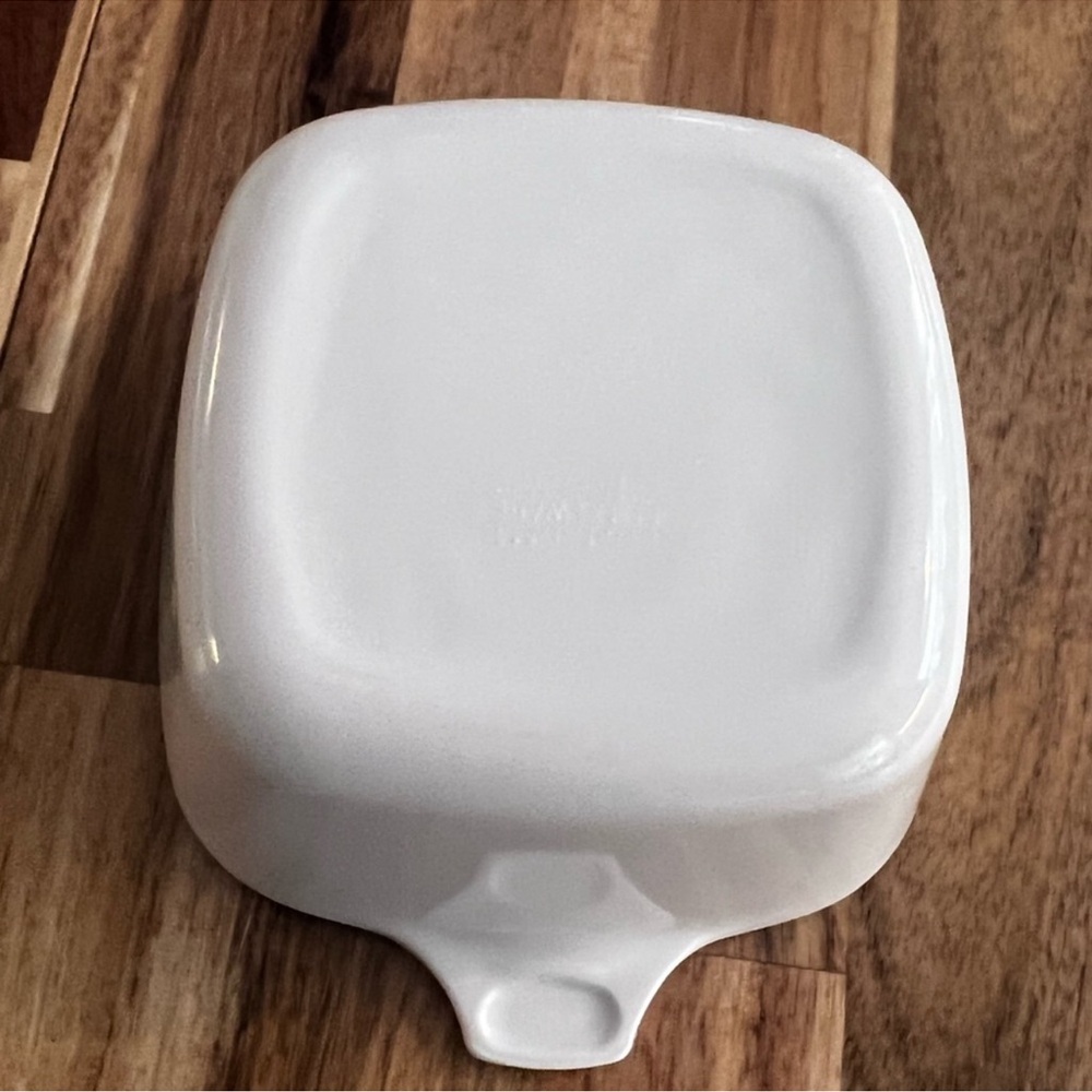 Corning Ware P-15-B White 1.5 Pint Square Casserole Dish Vintage - Picture 4 of 6